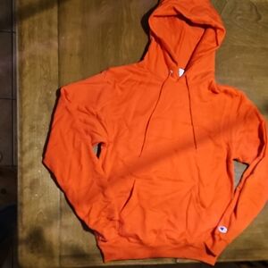 Champion Men's Bright Orange Hoodie